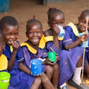 Students at Haddow Primary School, in the Diocese of Maridi, which is supported by the Fields of Life programme. Photo Credit: Fields of Life