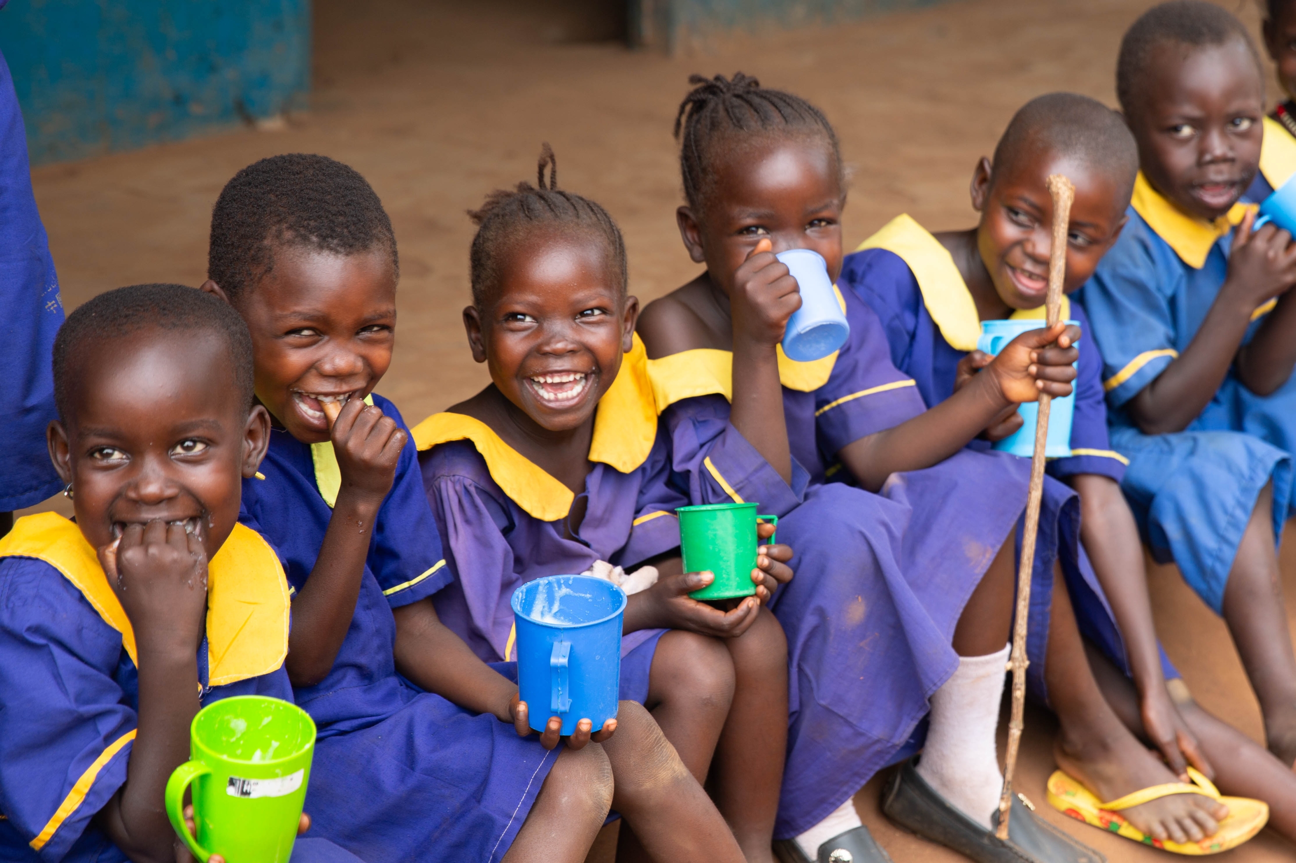 Students at Haddow Primary School, in the Diocese of Maridi, which is supported by the Fields of Life programme. Photo Credit: Fields of Life